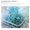LIFKOME Set of 4 Body Puff Bath Sponges Couples Bathing Ball Loofahs Exfoliating Body Sponge for Women Men view 3