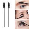 100 Pcs Disposable Mascara Wands, Eyebrow Spoolies Brush for Eyelash Extensions, Lash Brushes with Container (Black) view 2