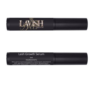 Eyelash Growth Serum, Lash Growth Serum, Eyelash Extension Growth Serum, Eyebrow Growth Serum, Brow Growth serum, Eyelash Growth Serum Safe to Use with Eyelash Extensions, (Lavish Dolls Beauty brand 5ML)