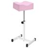 GORXZC Pedicure Manicure Footrest, Adjustable Height with Soft Cushion Pedicure Stool Non-Slip, Pedicure Nail Equipment for Salon Spa Beauty,Pink view 1