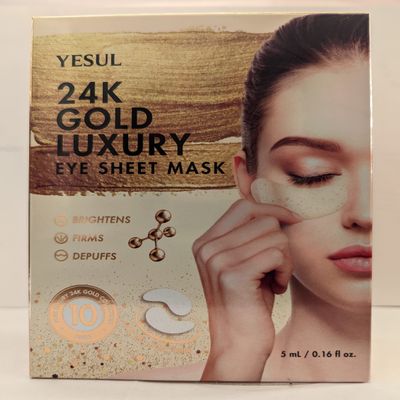 24k Gold Luxury Eye Sheet Mask