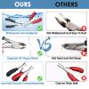 Modacraft Podiatrist Toenail Clippers, Professional Thick & Ingrown Toe Nail Clippers for Men Seniors, Ingrown Toenail Treatment Removal Kit with Nail Cutter Super Sharp Blade Soft Anti-Slip Handle view 2