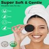 ProCIV Reusable Makeup Remover Pads - 25 Pack Washable Organic Cotton Rounds for All Skin Types & Toner with Laundry Bag, Eco Friendly Zero Waste Reusable Cotton Pads Travel Gadgets (Black) view 3
