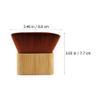 FRCOLOR Neck Duster Brush Soft Hair Cleaning Tool for Barbershops Home Use Comfortable Bamboo Handle Multi-functional Design for Loose Hair Daily Grooming Skin-friendly and Durable view 4