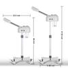 Professional Ozone Facial Steamer for Esthetician with Hot Mist, Stand Facial Steamer On Wheels, Height Adjustable & 360 Rotatable Nozzle, Home & Salon SPA view 2