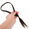 4pcs Braided Hair Extensions Clip in Braid Hair Extensions Braids Braided Hair Piece for Women Daily Wear Hair Accessories Afro Braid Ponytail Approx view 4