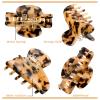 Janinka 18 Pcs Tortoise Shell French Barrettes - 2.6 Inch Banana Celluloid Hair Clips, Leopard Print Hair Accessories for Women view 3