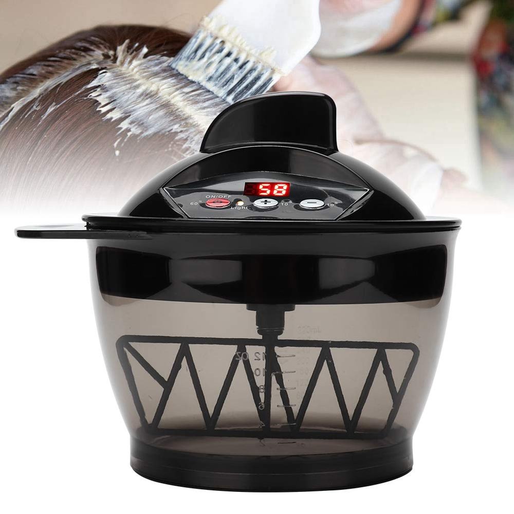Electric Blender Mask Dyeing Paste Automatic Mixer - Hair Dye Cream Mixing Bowl with Scales for Precise Dosage - Fast and Even Mixing, Great for Hairdressers