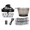 Electric Blender Mask Dyeing Paste Automatic Mixer - Hair Dye Cream Mixing Bowl with Scales for Precise Dosage - Fast and Even Mixing, Great for Hairdressers view 2