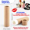 10 Pcs 25g/0.8oz Large Size Paperboard Lip Balm Tubes Krafts Paper Lipstick Tube Round Cardboard Empty Lip Gloss Container Holder Tubes for DIY Deodorant Salve Cosmetic Lotion Solid Perfume - Brown view 2