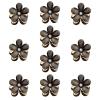 10 Pcs Mini Diamond Hair Claw Clips,Small Hair Clips Flower Hairpins Hair Accessories for Women,Girls,Sweet Mini Barrettes Hair Styling Accessories for Photograph,Daily,Party,Wedding (black) view 1