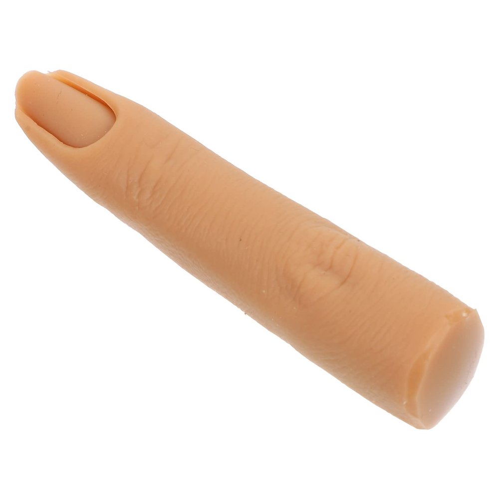 minkissy Silicone Nail Practice Finger Model Flexible Bendable Fake Training Finger for Manicure Design and Nail Art Training for Beginners Easy to Clean Lightweight