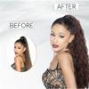 PARAHAIR Dark Brown Short Curly Wavy 100g Clip in Ponytail Extension Ponytail Extension for Girls Women, Natural Hairpiece Clip On Ban Curly Wavy Ponytail (#2 Dark Brown) view 4