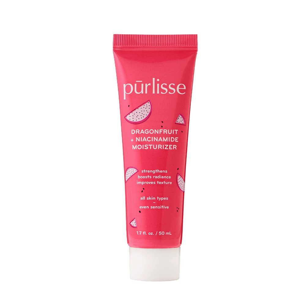 prlisse Dragonfruit + Niacinamide Hydrating Face Moisturizer - Face Moisturizer for Radiance & Improved Texture - Strengthens Skin Barrier, Reduces Blemishes & Fights Signs of Aging (1.7 Fl oz)