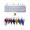 Clipper Guard Holder, Box Clipper Limit Comb Storage Box Hair Clipper Positioning Caliper Comb Organizer Case(Limit comb box 8 pcs) view 4