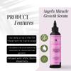 Curls & Potions Angel Serum Scalp & Hair Treatment Oil with Biotin & Essential Oils, Split Ends, Hair Growth, Dry Flaky Scalp for all hair types 8 oz view 2