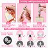 ANTOKX Travel Perfume Bottle Refillable Atomizer - 5ML Perfume Atomiser, Scent Pump Case, Leakproof Portable Perfume Sprayer for Women and Men (Gray) view 4