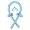 Heatless Silk Ribbon Sleeping Curlers - Blue view 1