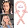 Heatless Silk Ribbon Sleeping Curlers - Blue view 3