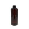 Natural Farms 8 oz Amber Cosmo Plastic Bottles -12 Pack Empty Bottle Refillable - BPA Free - Essential Oils - Aromatherapy | Black Press Down Disc Cap - Made in the USA view 4