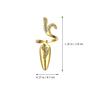 12 Pcs Fingernail Cap Ornament Creative Rings Decorative Finger Rings Nail Decorative Rings Hand Jewelry Rhinestone Alloy Rings Nail Rings Fingernail Shaped Rings view 4