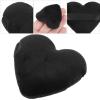 KALLORY 8pcs Heart Shaped Makeup Puff Powder Applicator Face for Powder Blush Foundation Brush view 2