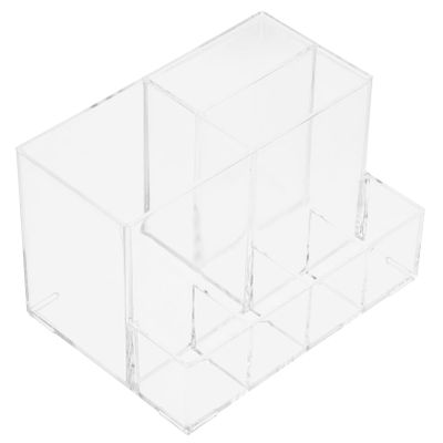 Alipis 1Pc multi compartment storage box cosmetic storage display case plastic vanity makeup organizer lip gloss containers Cosmetic Container Acrylic desktop Storage rack