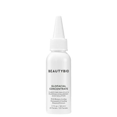 BeautyBio GLOfacial Hydro-Infusion Deep Pore Cleansing + Blue LED Clarifying Tool & Concentrates