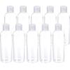 50ml Plastic Travel Bottles with Flip Cap - 10 Pack view 1