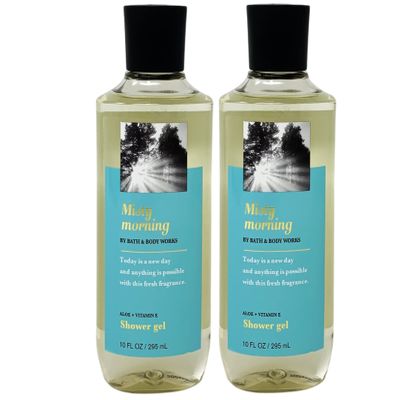 Bath Misty Morning Aloe + Vitamin E Shower Gel Duo Gift Set - Full Size