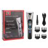 Yosoo Electric Hair Trimmer Electric Hair, Hair Clippers USB Rechargeble Low Noise Hair Clippers High Accuracy Mens Hair Clippers for Facial Hairstyles (Black) Trimmer Rechargeble Hair Hair Clippers view 1