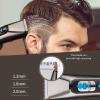 Yosoo Electric Hair Trimmer Electric Hair, Hair Clippers USB Rechargeble Low Noise Hair Clippers High Accuracy Mens Hair Clippers for Facial Hairstyles (Black) Trimmer Rechargeble Hair Hair Clippers view 3