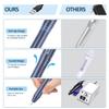 COSITTE Electric Nail Drill,USB Electric Nail Drill Machine for Acrylic Nails,Portable Electrical Nail File Polishing Tool Manicure Pedicure Efile Nail Supplies for Home and Salon Use, Gray view 3