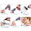 COSITTE Electric Nail Drill,USB Electric Nail Drill Machine for Acrylic Nails,Portable Electrical Nail File Polishing Tool Manicure Pedicure Efile Nail Supplies for Home and Salon Use, Gray view 4
