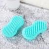Beavorty 2pcs Silicone Body Scrubber Brushes Hair Scalp Exfoliating Bath Brush for Men and Easy to Dry Gentle Skin for Daily Use view 3