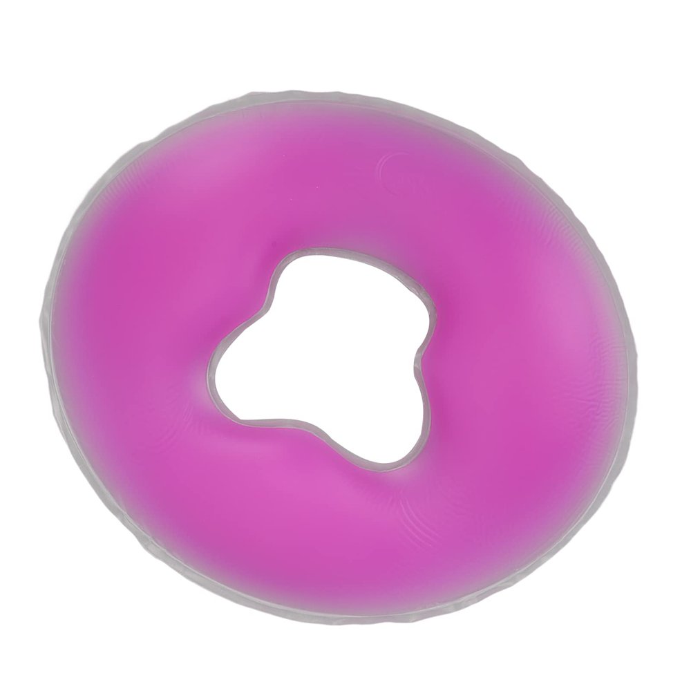 Round Soft Bottom Face Relax Pad Silicone Pillow for Head Massage Beauty Salon Spa Face Massage Pillow, Silicone Face Massage Pillow Table Accessories Silicone Face Professional Massage Equipment