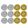 FRCOLOR 12pcs Aluminum Foil Hair Coloring Caps for Deep Conditioning Elastic Hair Dyeing Caps for Salon Spa Use Nourishing Masks view 2