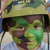 Go Ho 3 Colors Camo Face Paint Sticks,Waterproof Cream-blendable Sticks,Hunting Face Body Paint Professional Foundation SFX Makeup,Safe Face&Lip Smacking for Halloween(Green+Black+Brown) view 2