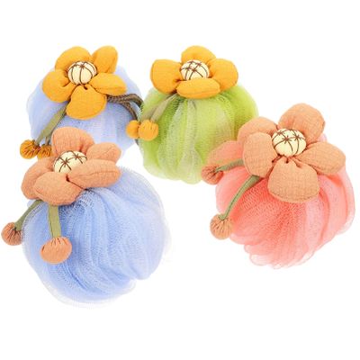 Beaupretty Body Sponge Boys and Girls Cartoon Scrubbers Lovely Scrubbers for Boys and Girls for Body