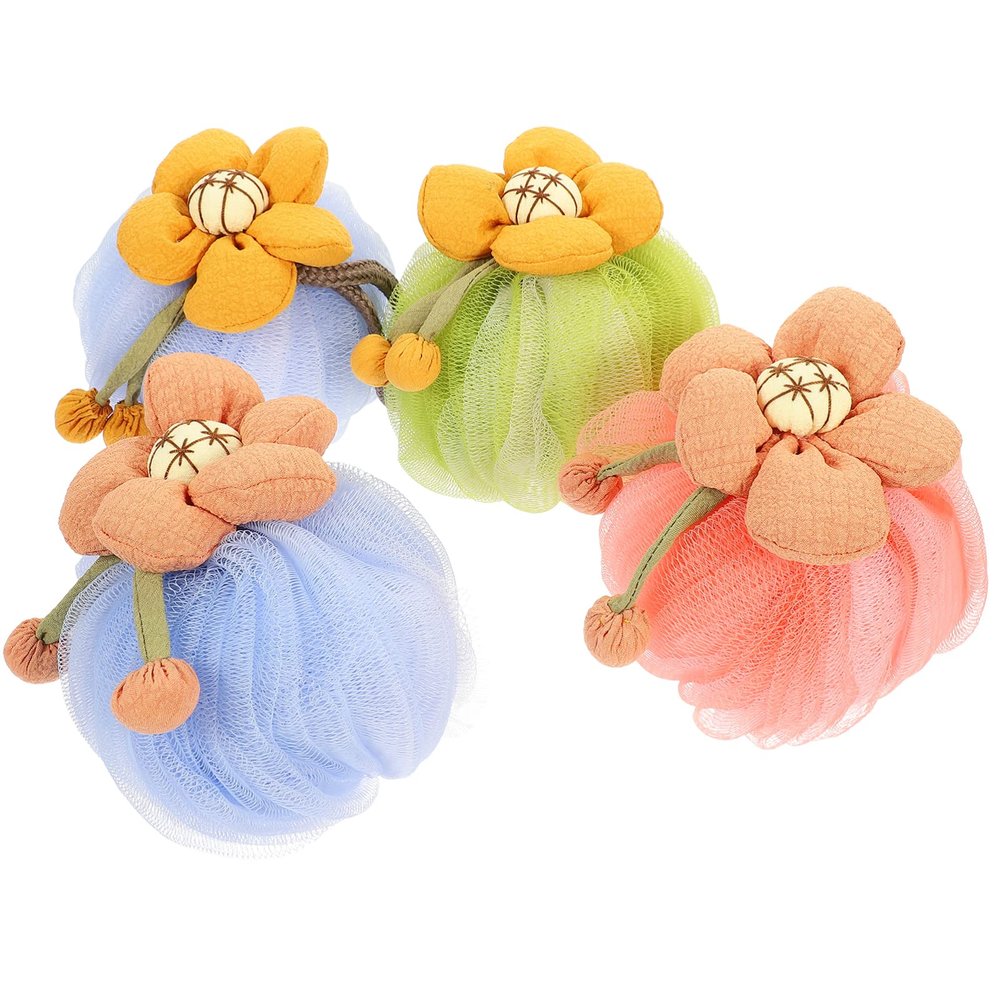 Beaupretty Body Sponge Boys and Girls Cartoon Scrubbers Lovely Scrubbers for Boys and Girls for Body