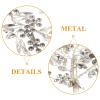 minkissy Rhinestone Flower Hairpin Barrette for Weddings Elegant Hair Clip for Bridal Hair Accessories for Parties and Special Occasions view 3
