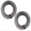 2 Classic Tort Brown Ladies Flex Combs Zig Zag Hair Band Unisex Design Comb Headband (Black) view 2
