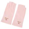 ZJchao Nail Gloves Anti UV Fingerless Gloves Protect Hands, UV Breathable Stretch Cotton Fingerless Nail Lamp Gloves for Home Salon(pink) view 4