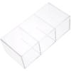 Alipis 1Pc 3 Acrylic Storage Tube make up organizers and desktop brush holder acrylic lipstick holder cotton swab holder makeup stand holder makeup drawers stationery rack office cosmetic view 1