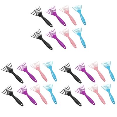 ULTECHNOVO 24pcs Hair Brush Cleaner Hair Remover Tool for Combs and Brushes Easy to Use Essential for Home and Travel Effortlessly