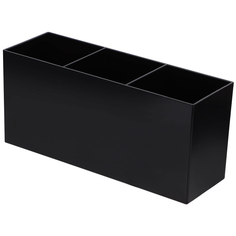 Alipis 1Pc 3 Acrylic Storage Tube tabletop organizer case makeup organizer for desk acrylic pen holder clear makeup brush holder makeup stand holder stationery rack office lipstick