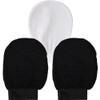Beavorty 3pcs Exfoliating Bath Mittens Comfortable Shower Gloves for Skin Cleaning for Body Exfoliation Made of Artificial for Home and Spa Use view 1