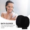 Beavorty 3pcs Exfoliating Bath Mittens Comfortable Shower Gloves for Skin Cleaning for Body Exfoliation Made of Artificial for Home and Spa Use view 3