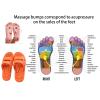 ZUASE Indoor Slippers for Men Acupressure Massage Slippers Relief Foot Plantar Fasciitis Shoes Sandals House Slippers for Women Open Toe Quick Drying Bathroom Shower Spa Slippers 42-43 Grey view 2