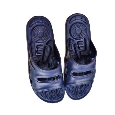 ZUASE Indoor Slippers for Men Acupressure Massage Slippers Relief Foot Plantar Fasciitis Shoes Sandals House Slippers for Women Open Toe Quick Drying Bathroom Shower Spa Slippers 42-43 Blue